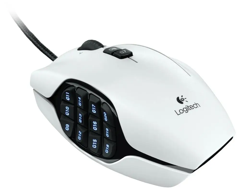 No original box Игровая мышь logitech G600 MMO с RGB подсветкой и 20 программируемыми кнопками - Цвет: No original box