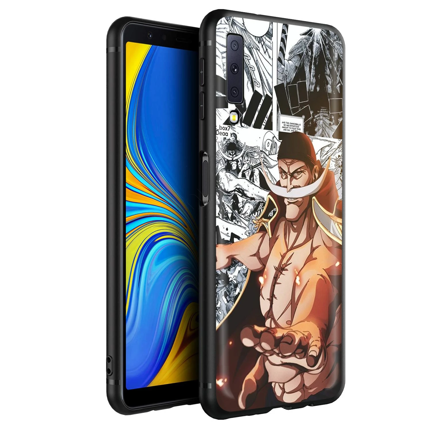 Аниме цельный чехол для Samsung Galaxy J6 A9 A8 A7 A70 A6 A5 A50 A40 A30 A3 A10 A51 A71 A81 A91 2018|Бамперы| |