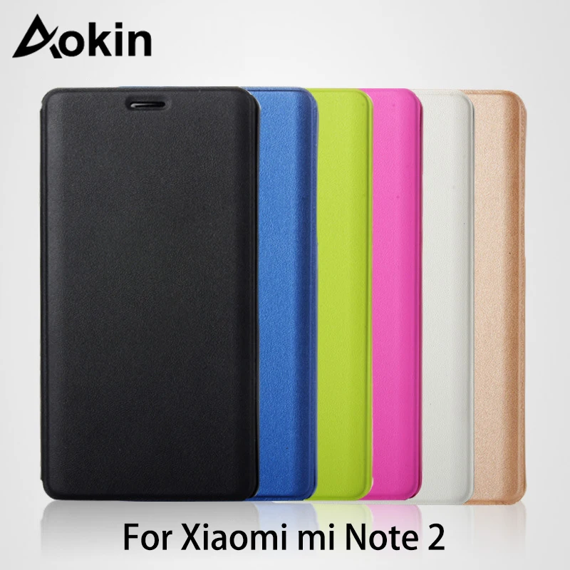 Оригинальный умный флип чехол Aokin для Xiaomi Mi Note 2 Тонкий Магнитный из искусственной