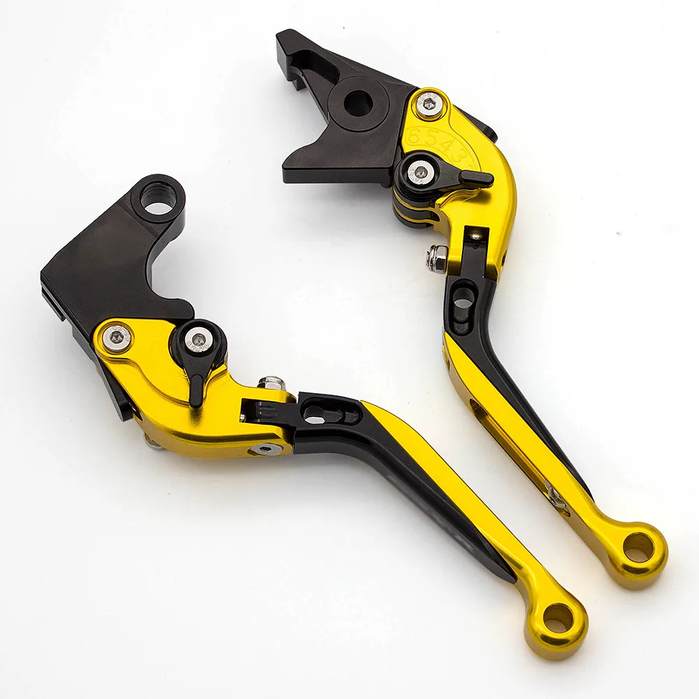 Gold Lever Логотип Hornet для Honda CB599 CB600 HORNET 600 1998-2006 1999 CNC складной выдвижной тормозной рычаг сцепления мотоцикла+ ручки - Цвет: Gold Lever