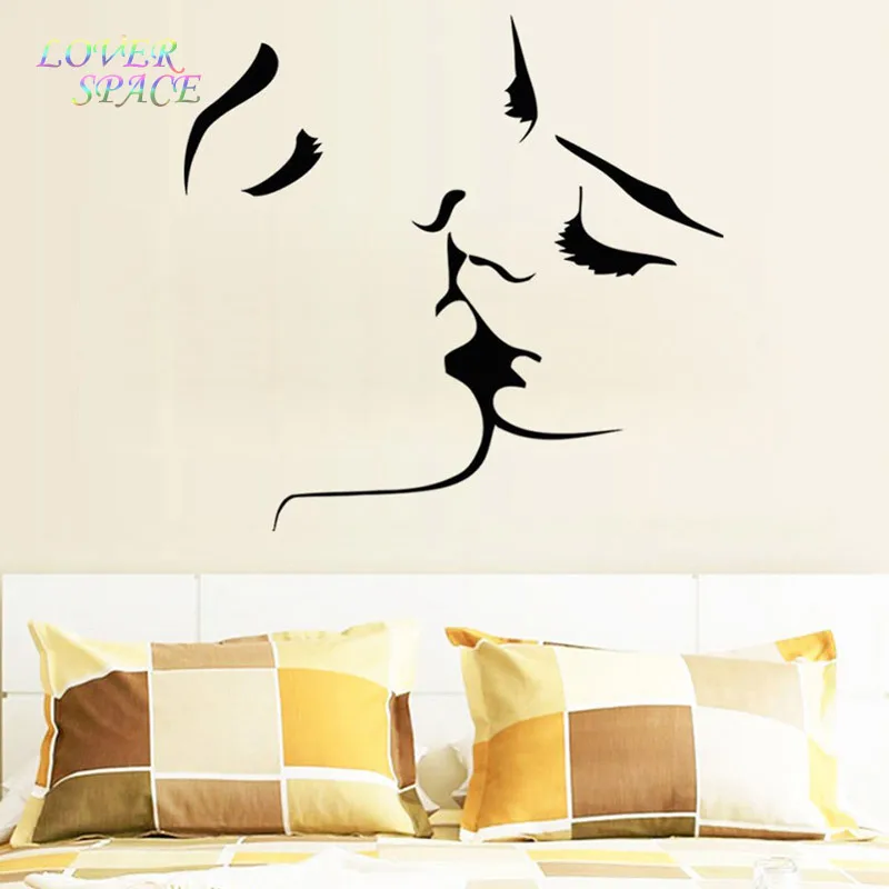 Новый Сексуальный Поцелуй Цитата Стикер Стены Обои Наклейки На Дома Настенной