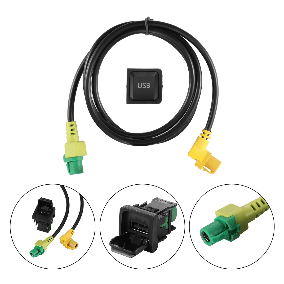 Автомобильный AUX USB переключатель кабельный жгут для RNS315 RCD510 Magotan L POLO Touran|aux usb|aux usb