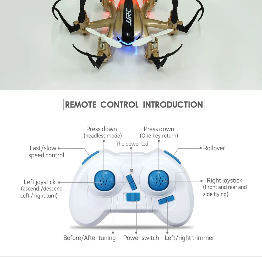Jjrc H20 мини Радиоуправляемый Дрон 6 оси Дрон Micro quadcopters Профессиональный дроны Hexacopter headless режим вертолет Радиоуправляемые игрушки