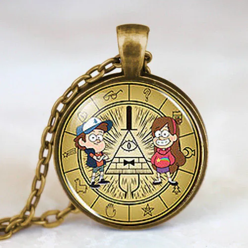 Новый стимпанк драма мультфильм тайны Билл Шифр колеса вечерние времени кулон