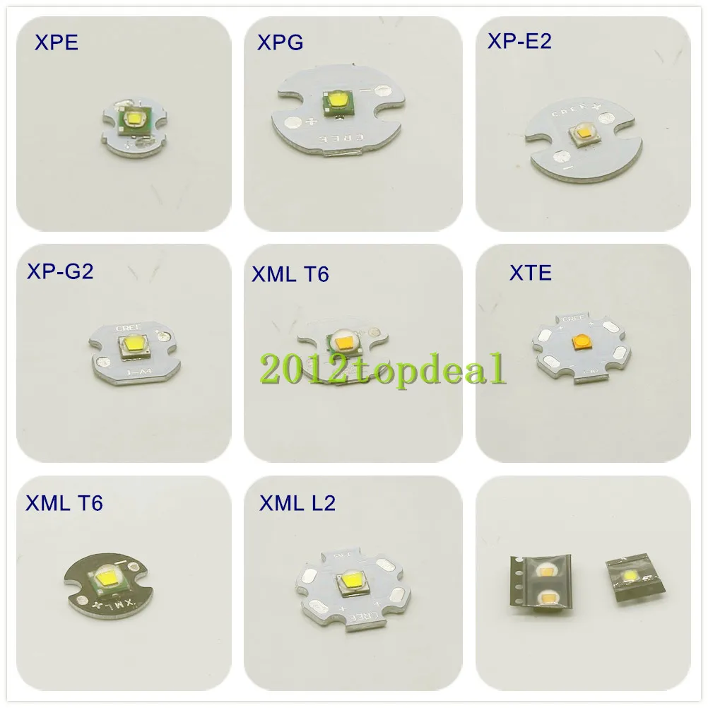 1 шт. CREE XPE XPE2 3 Вт XTE XPG XPG2 XML T6 XML2 10 светодиодный излучатель чип лампа высокой