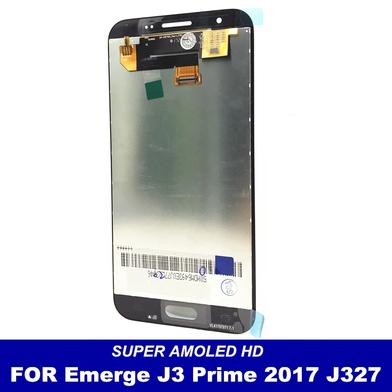 100% протестированные LCDS для Samsung Galaxy J3 Emerge J327 2nd Gen Prime телефоны ЖК-дисплей сенсорный