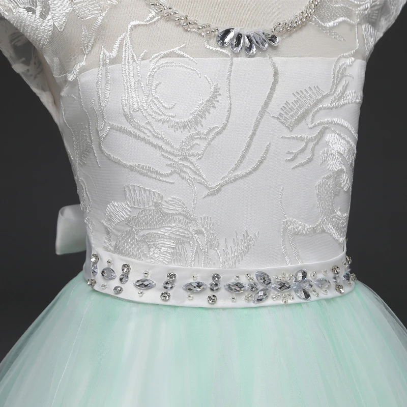 Рождественское праздничное платье для девочек-подростков кружево на свадебное