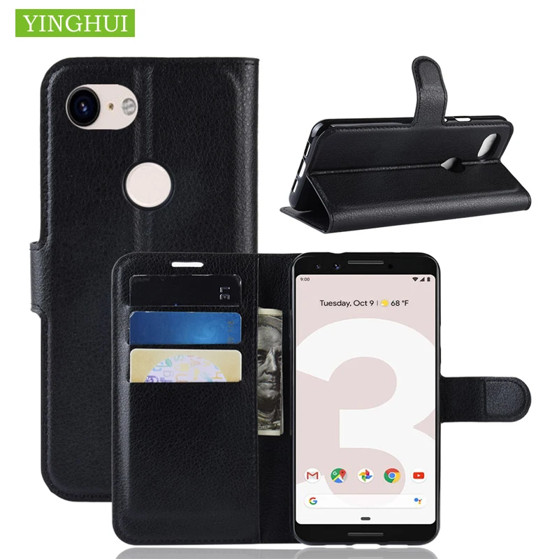 

Кожаный чехол-книжка с подставкой для Google Pixel 3 Lite