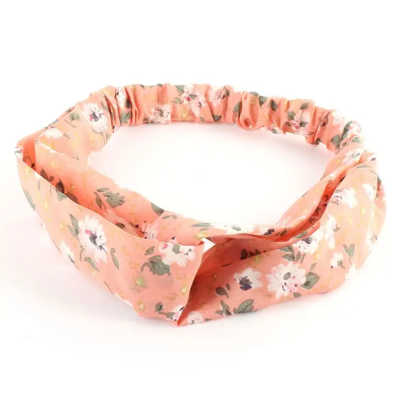 Для женщин девочек волос Эластичный Бант Hairband Тюрбан Завязывают Кролик оголовье - Цвет: 17