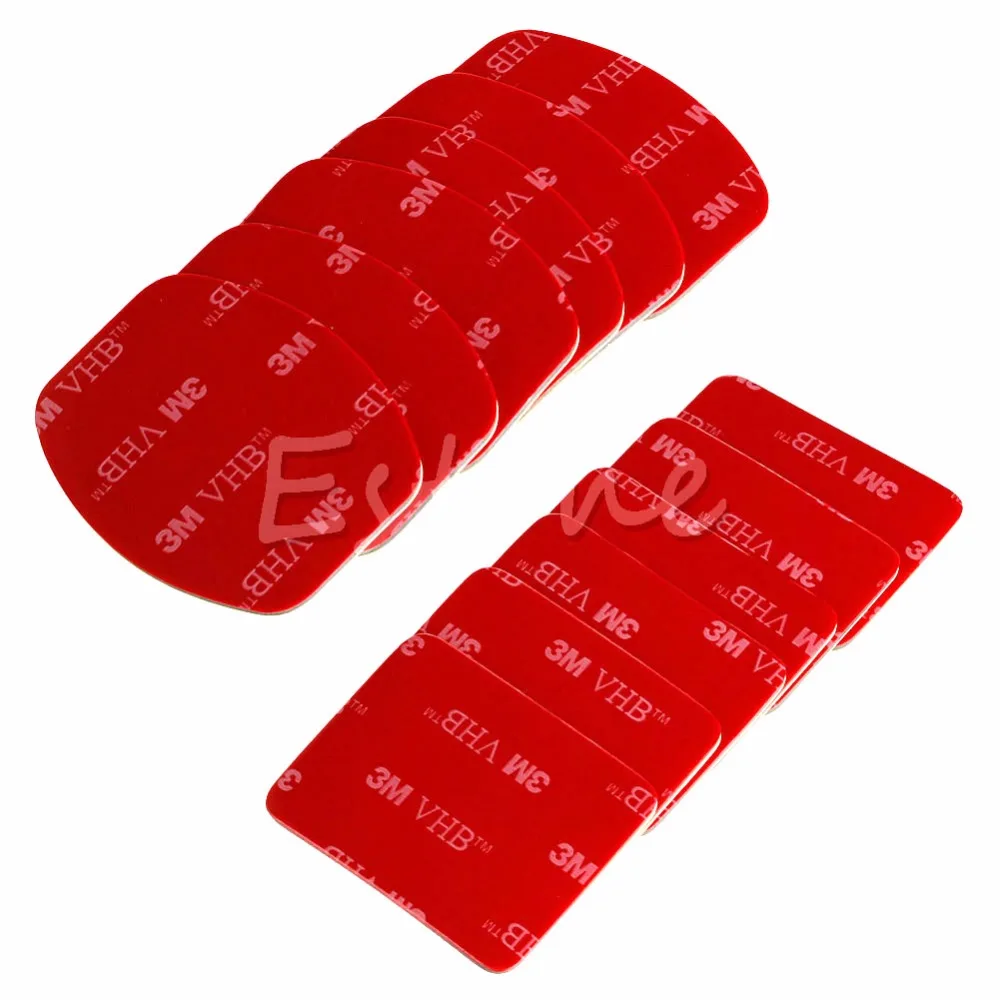 OOTDTY Новые 12 шт клейкие плоские штативы для Hero 1 2 3 +|Клей-карандаш| |