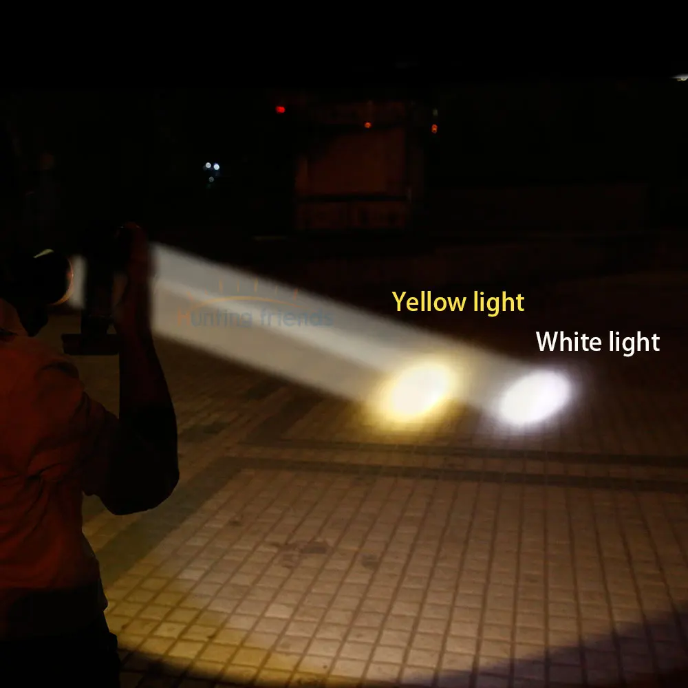 12 шт./лот супер яркий светодиодный налобный фонарь для охоты друзей