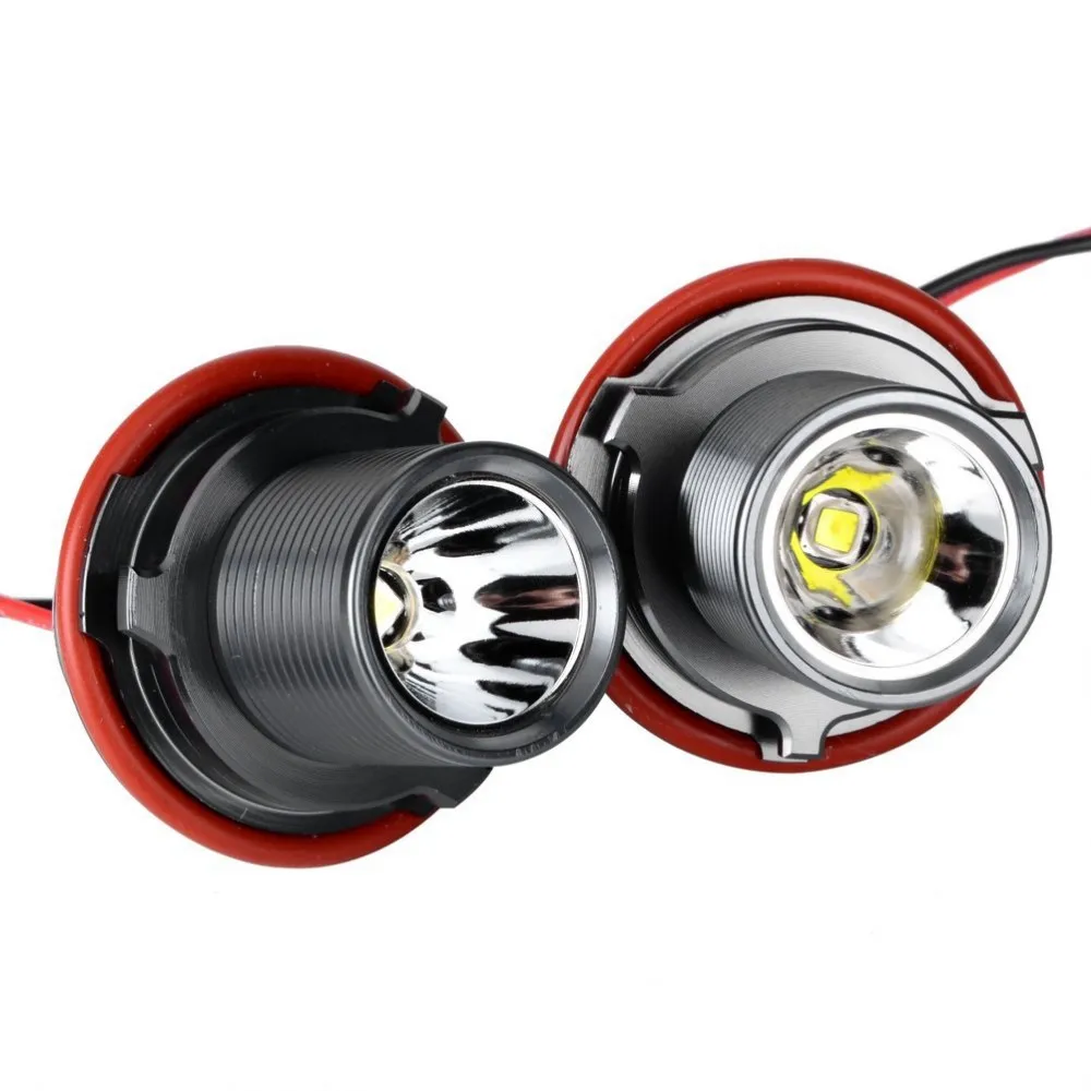 1 пара белый CREE XM L2 чипы светодиодный ошибок угол глаза гало кольца маркер