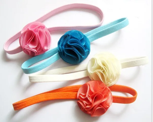 1 пк отправить произвольный прекрасный цветок младенцы повязка на голову девочка