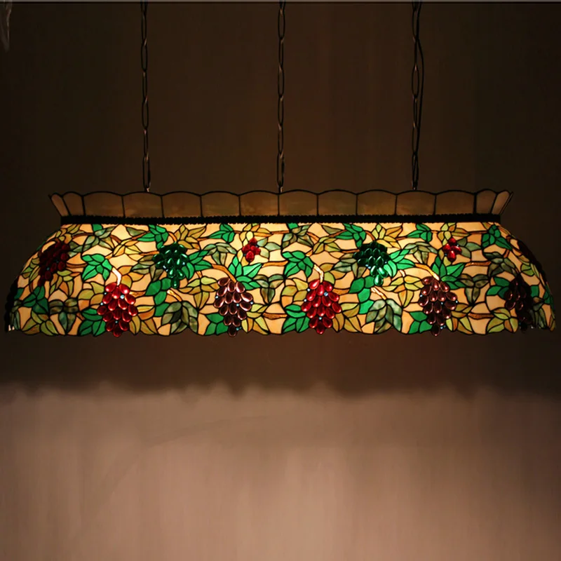 Подвесная лампа Тиффани в скандинавском стиле для кухни люстра бильярда бара