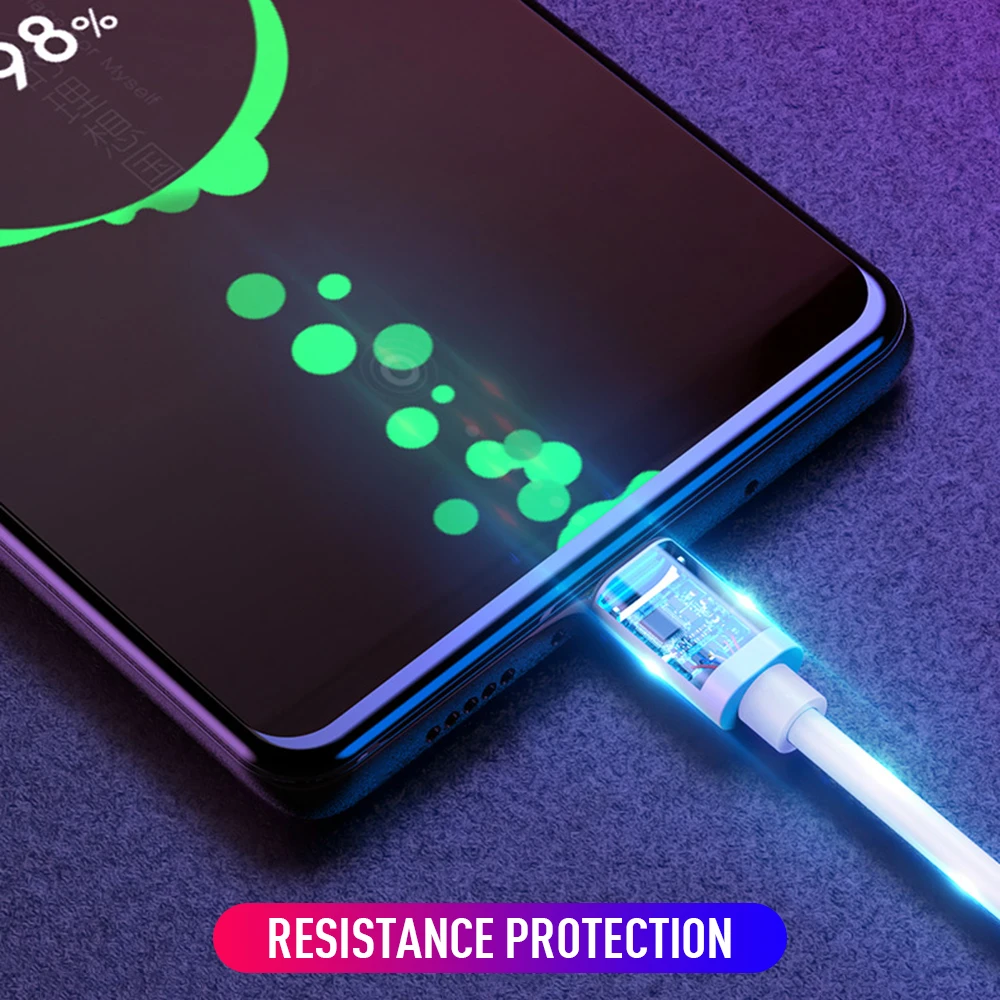 Кабель USB Type C 0 5 м 1 2 кабель для быстрой зарядки и синхронизации данных Samsung S9 S10 Xiaomi