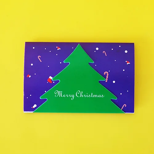 shu heng 1 шт рождественские Санта Клаус мультфильм всплывающие открытки X-mas 3D Поздравительные открытки вечерние Пригласительные открытки счастливый год открытки спасибо - Цвет: shu heng