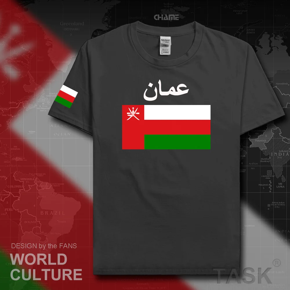 Мужская футболка Омани Султанат Оман модная 2017 этической команды 100% хлопок