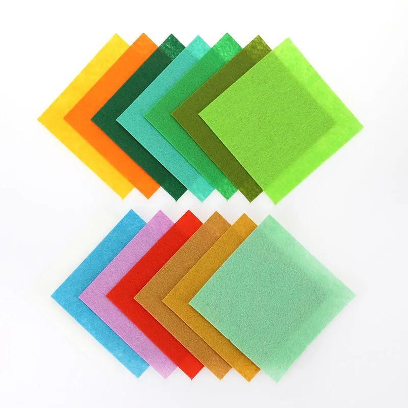 42 шт. Нетканая войлочная ткань 1 мм Толщина полиэфирная для украшения дома набор
