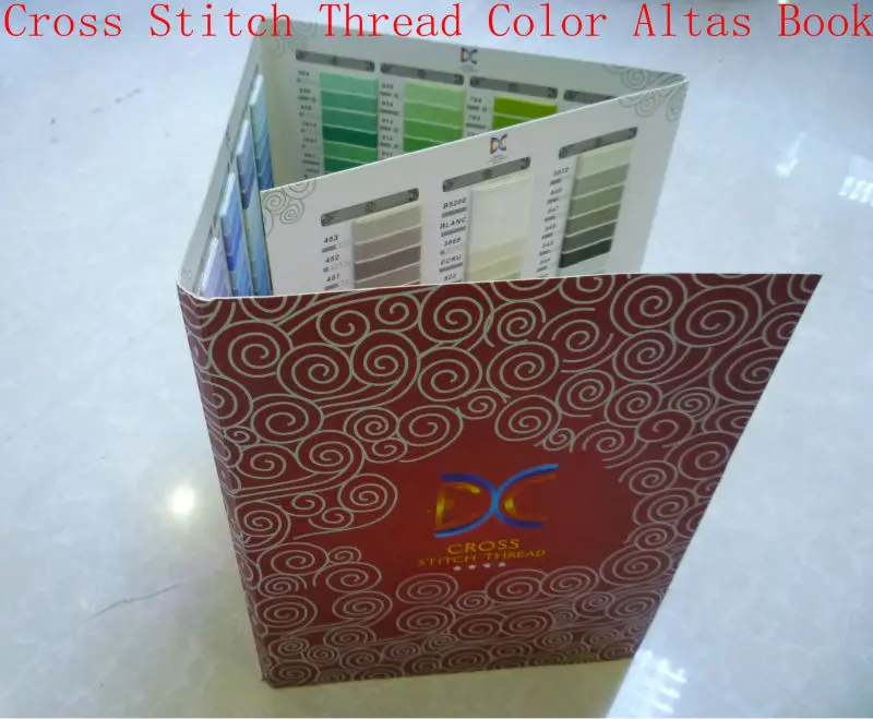 Вышивка лучшего качества 447 разных цветов образец ниток сделанный из реальной