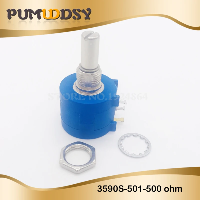 1 шт. 3590S 2 501L 500ohm 501 прецизионный мультиповоротный потенциометр 10 кольцевой