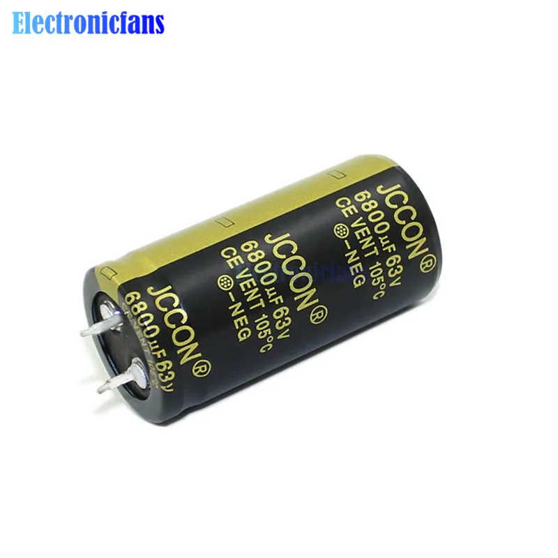 Diymore 63V 6800uF 25X50mm алюминиевый электролитический конденсатор Высокочастотный