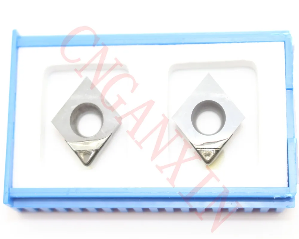 

High-precision 2pcs NEW PCD CCGW120404-PCD Diamond CNC blade insert