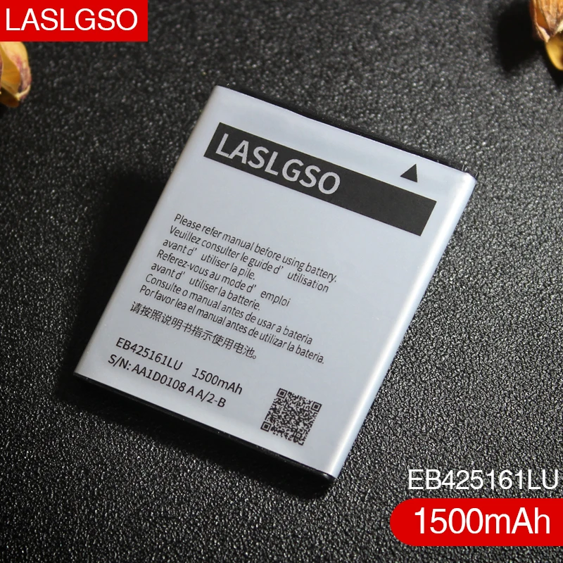 100% Good Quality EB425161LU Replacement Battery for Samsung Galaxy ace 2 i8160 Trend Duos s7562 s3 mini 8190 1500MAH | Мобильные