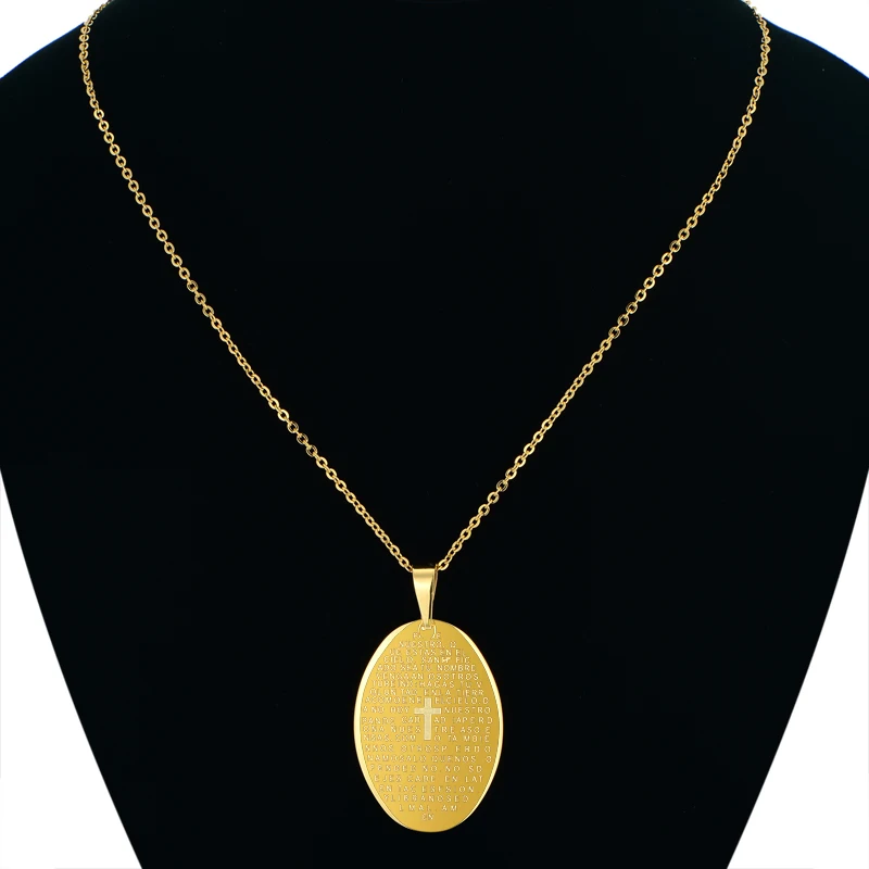 Религиозное распятие подвеска ожерелье для женщин золото крест ожерелья и