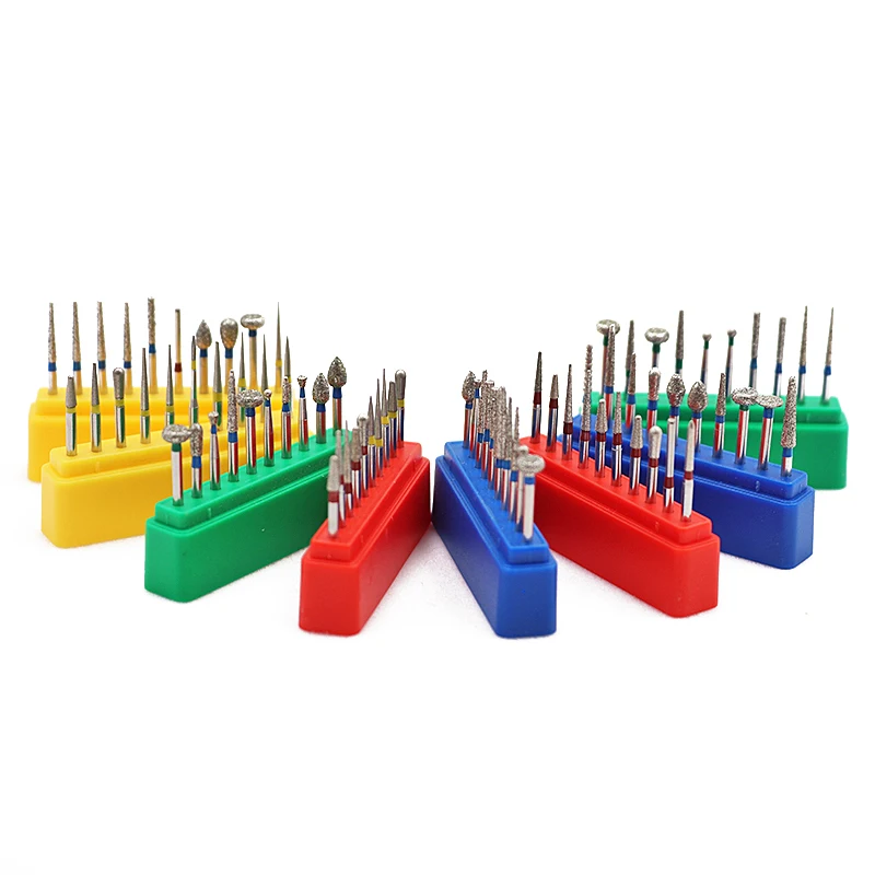 80 шт. Стоматологические алмазные боры для зубов Фарфоровая керамика композитная