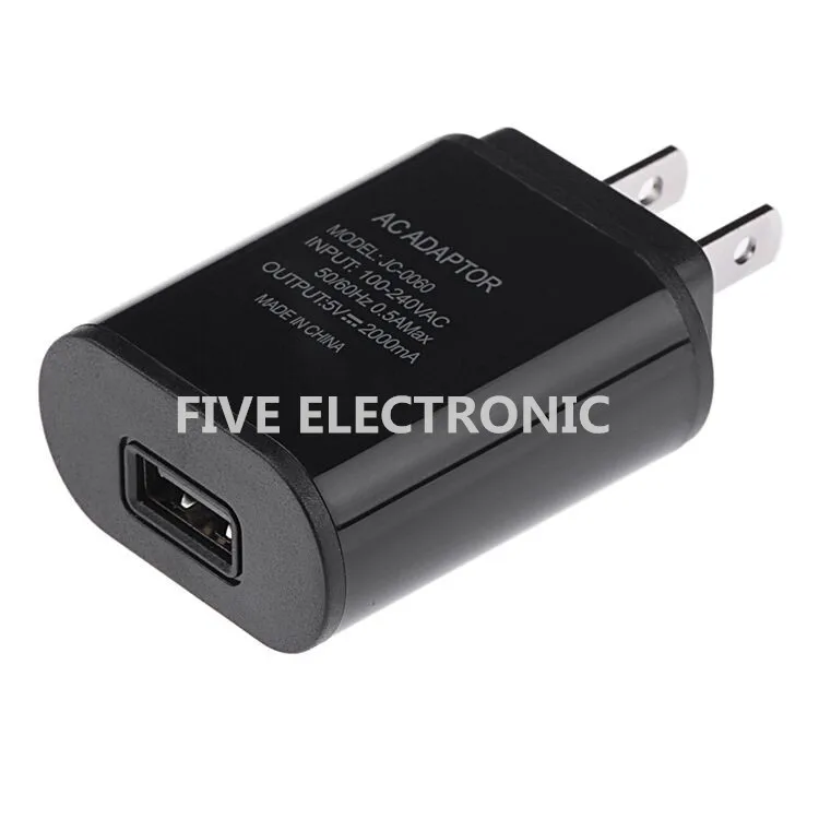 Высококачественный адаптер переменного тока 5 В 2 А штепсельная Вилка USB