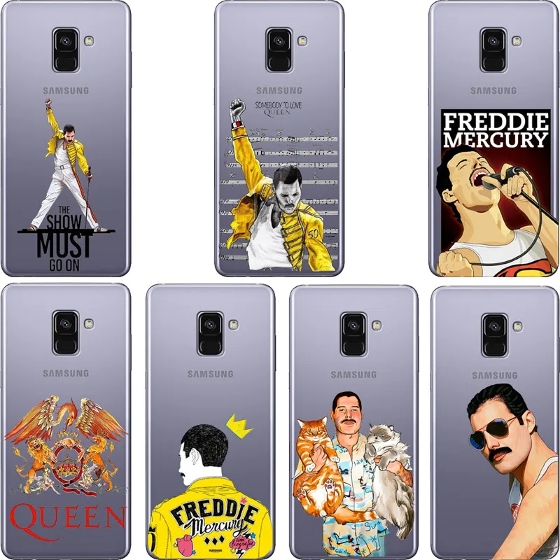 Freddie Mercury Rainha Band Qualidade Роскошный чехол для телефона Samsung A30 A50 A70 A80 A10 2019 A6 2018 A8 A750 A51 A71