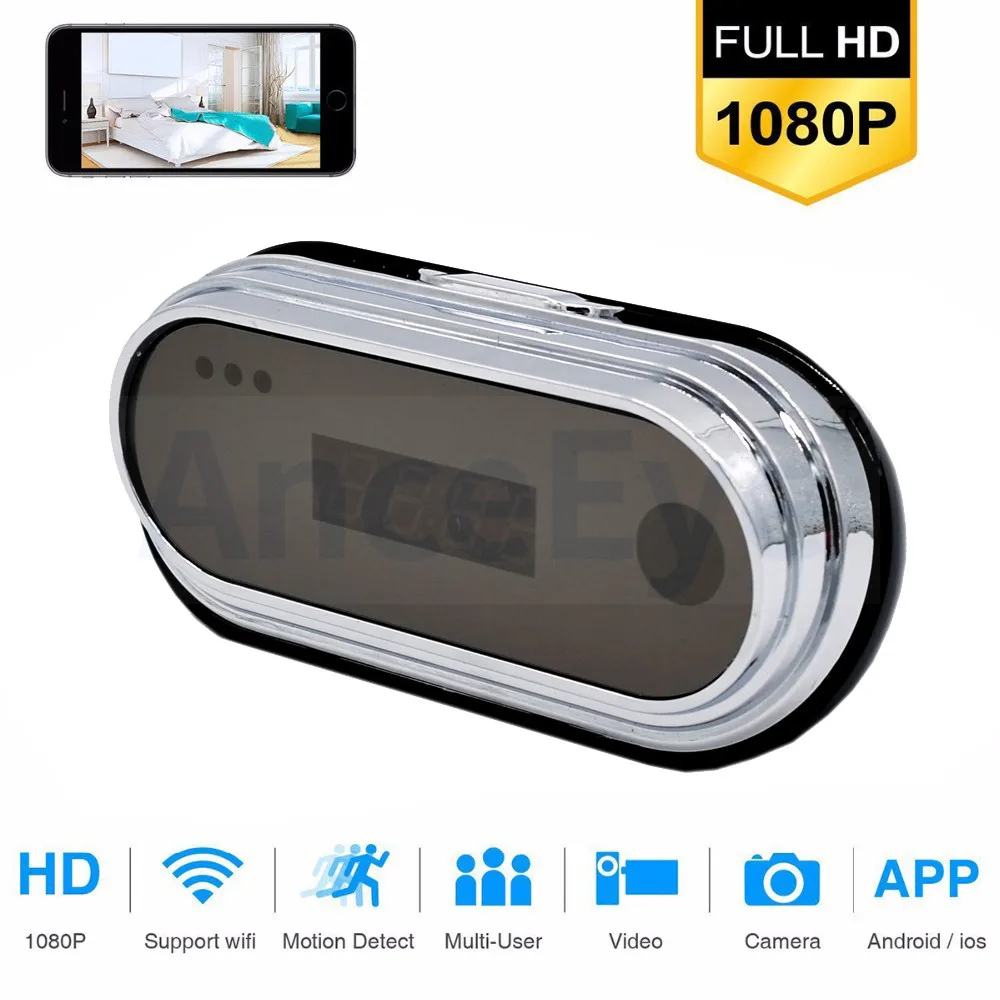 AnceEye 1080P мини-часы с поддержкой wifi и с камерой P2P-няня камера-Обнаружение движения удаленный монитор Беспроводной IP камеры безопасности дома Камера hdminicam AP