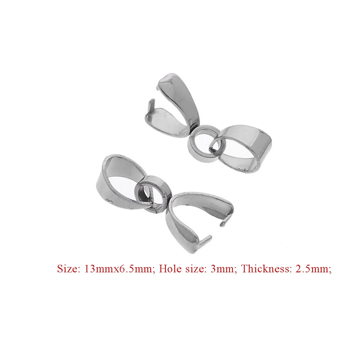 Зажим для шариков 4 шт. зажим из нержавеющей стали 2 вида | Украшения и аксессуары