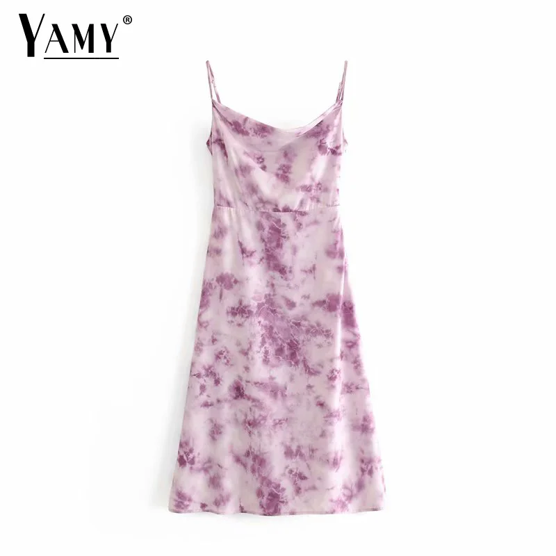 Сарафан на бретельках в стиле бохо фиолетовое платье &quotваренка&quot Пляжное