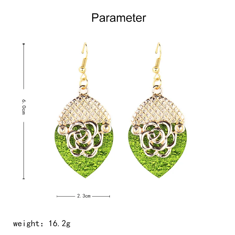 2018 Design Geometric Big Round Circle Acetate Acid Metal Rose Splicing Drop Earring Oval Acrylic Earrings For Women Girl | Украшения и