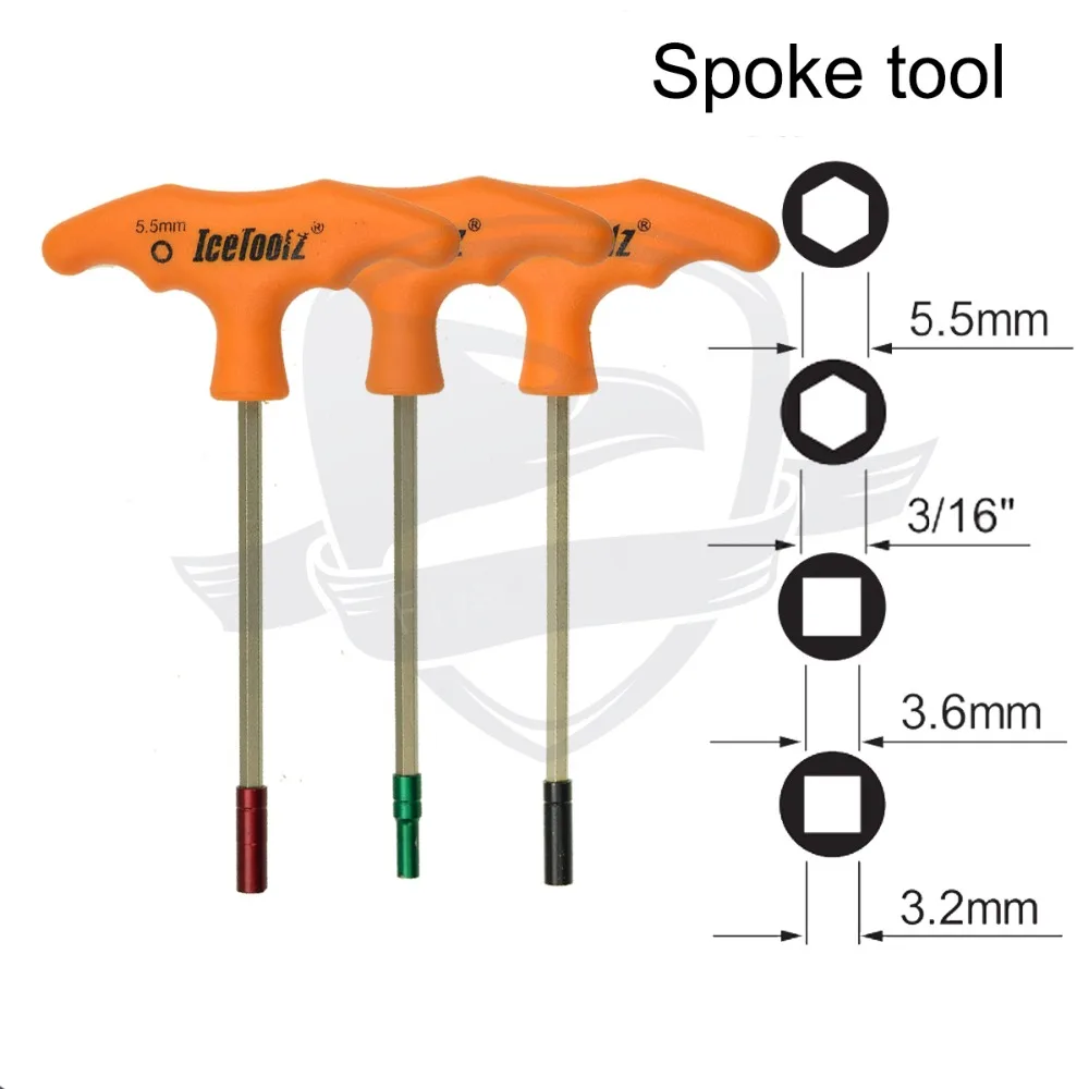 Т образная ручка для велосипедных спиц с шестигранником 3/16 дюйма 5 мм квадратным