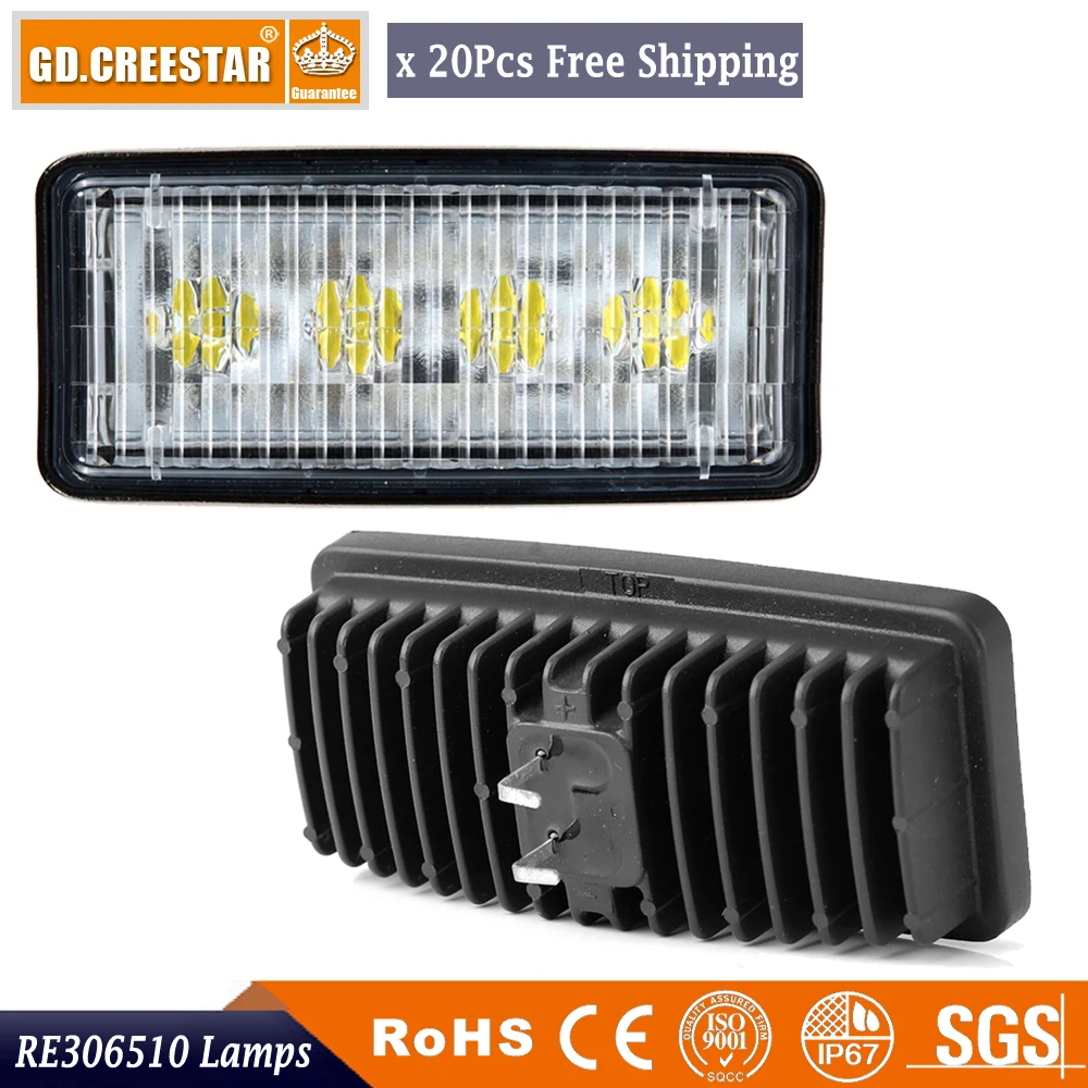 GDCREESTAR RE306510 R161288 RE37540 Вторичный рынок замена прямоугольсветодиодный светодиодной