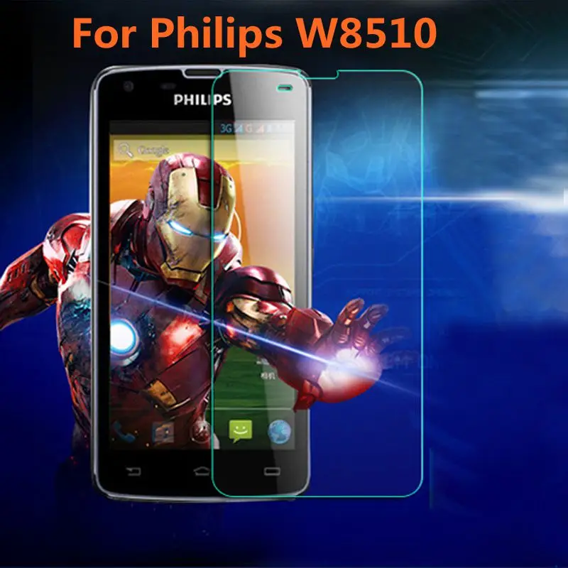 Оригинальное закаленное стекло для Philips Xenium W8510 протектор экрана закаленная