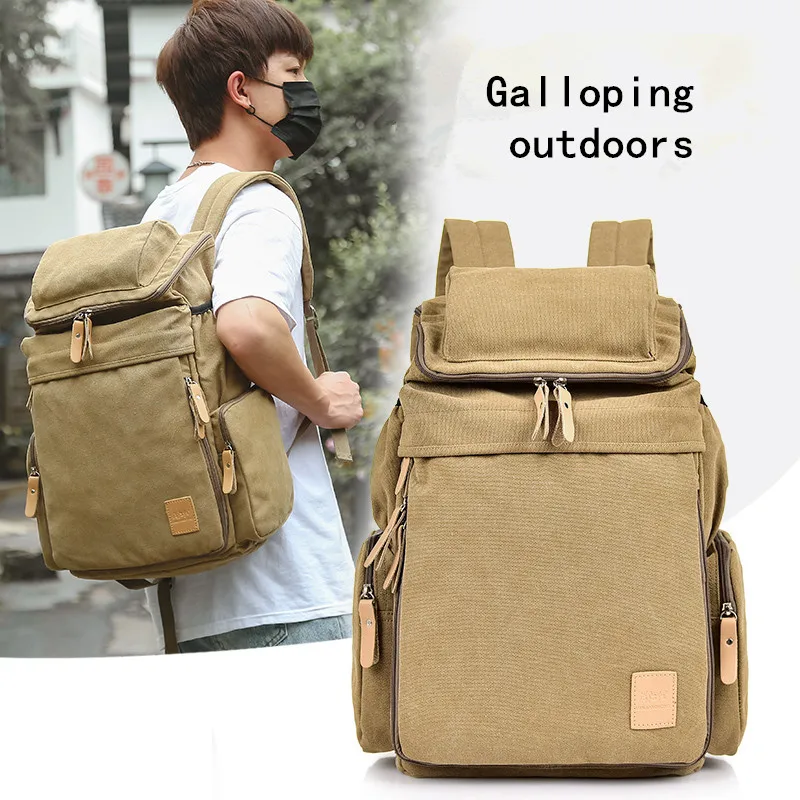 Корейский мужской рюкзак модные тенденции Повседневная сумка через плечо