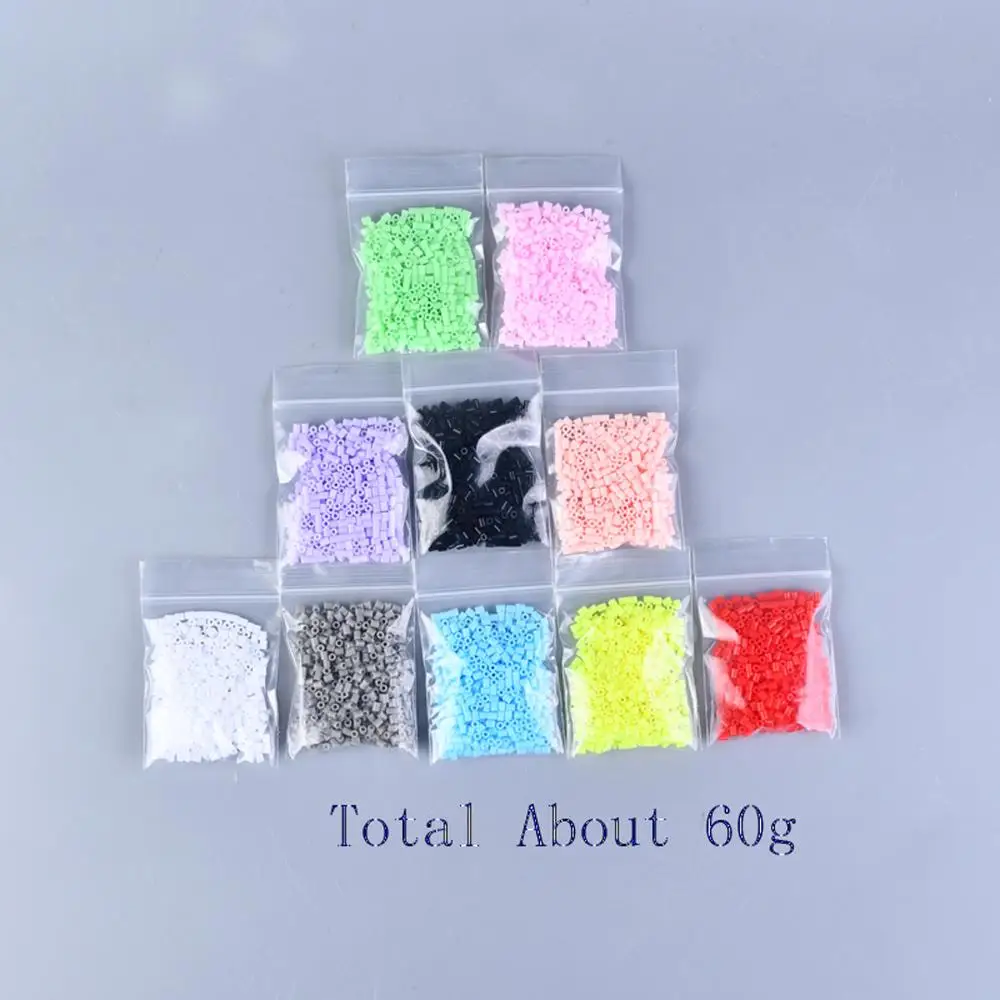 

2.6mm Mini Hama Beads Cute Toys 10 Colors Fuse/Puzzles Bead Toy DIY Handmade Material For Making Cartoon Figures Gift For Kids