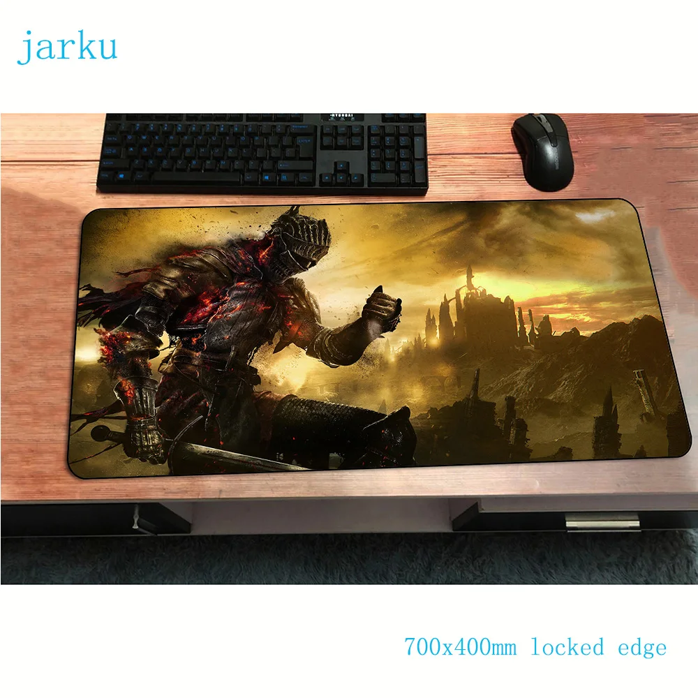 Коврик для мыши dark souls 700x400x3 мм большой компьютерный коврик геймер геймпад пк