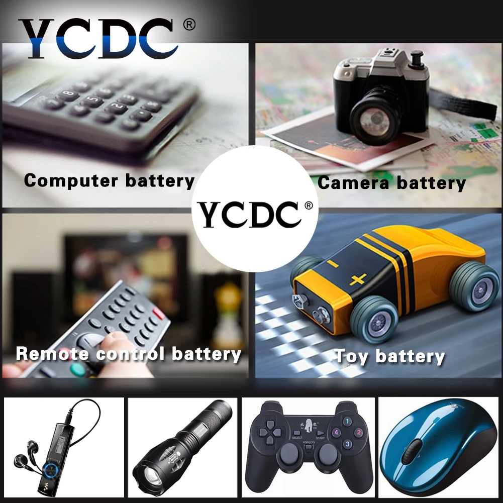 YCDC Лидер продаж! 4 шт YCDC 1,2 V AA 2000 mAh ni-mh аккумуляторная батарея EE6338