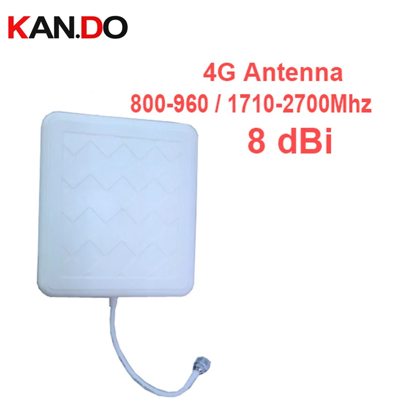 

Для России 8dbi gain 4G Антенна 800-2700 МГц LTE панель усилителя антенна панельная антенна для WCDMA усилитель LTE антенна 4G
