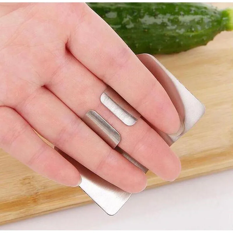 1 шт. нержавеющая сталь защита пальцев ломтик безопасный для кухни рук инструмент