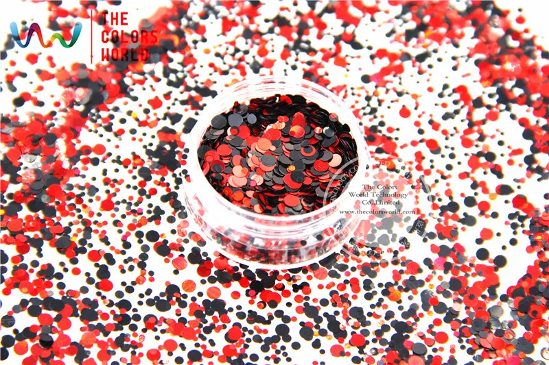 RAP321 252 смешивание цветов точечные фигуры круглые Блестки для дизайна ногтей гель