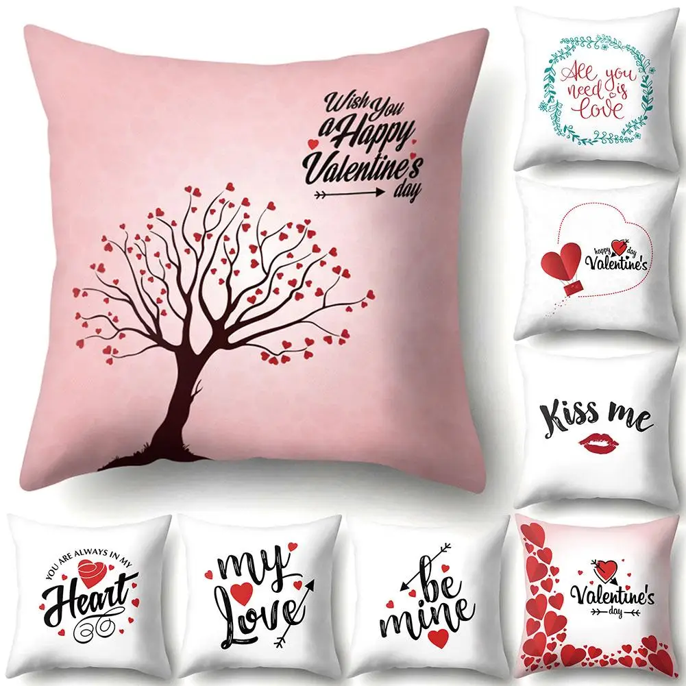Романтический чехол для подушки с надписью Love Heart дивана кровати автомобиля