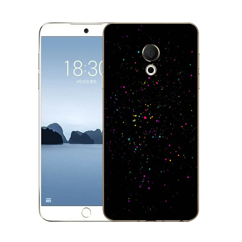 Чехол из ТПУ для Meizu 15 Lite M15 силиконовый чехол с разноцветным принтом 5 46 дюйма Capa