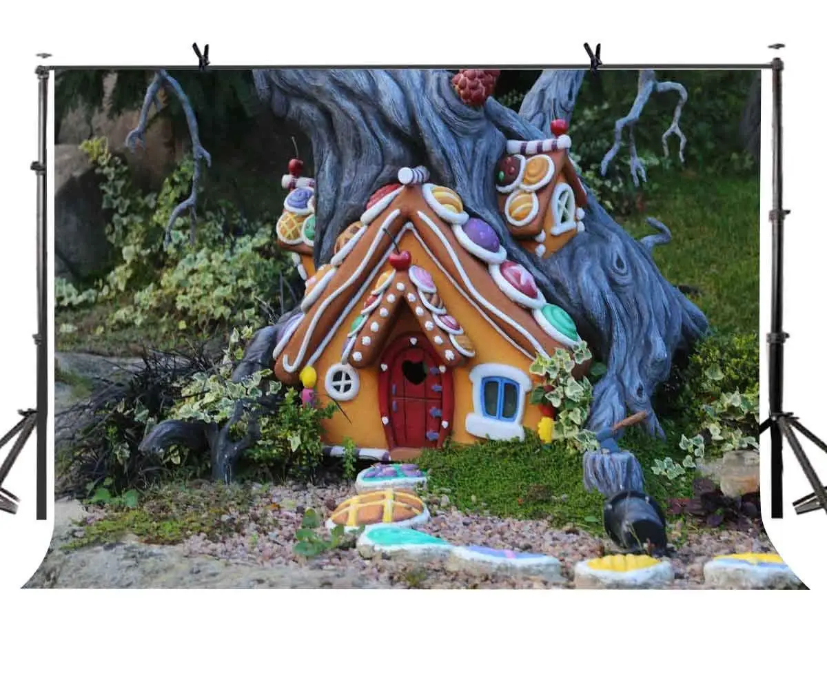 7x5ft мультфильм студийный фон Волшебный коттедж сцены фотографии задний план и