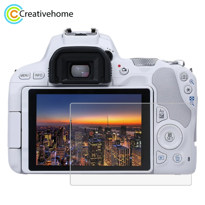 Защитное стекло PULUZ для камеры canon eos 200d закаленное 2.5D Curve 9H Canon EOS 200D|screen protector|camera