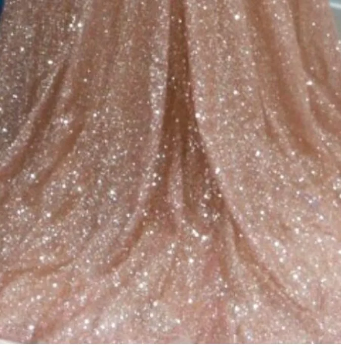 Rose Gold Шикарное серебристо-серое расшитое блестками платье для мамы невесты размера плюс Саудовская Арабская v-образная горловина трапециевидной формы Дубай Длинные женские вечерние платья - Цвет: Rose Gold